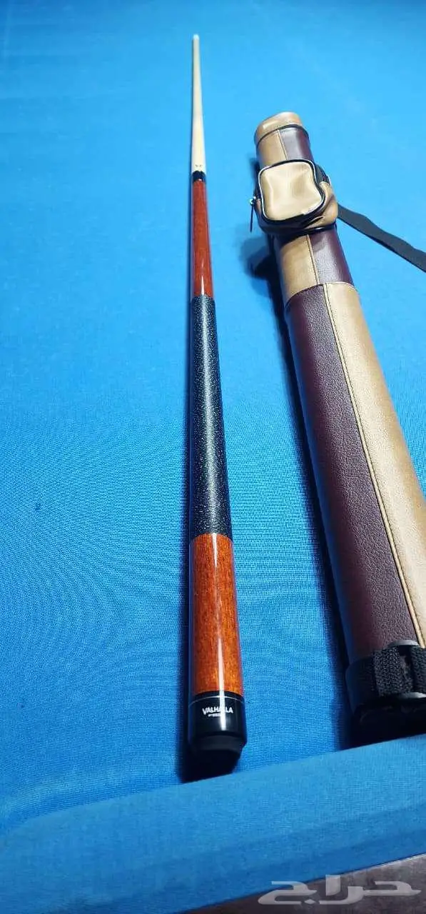 عصا بلياردو أحترافية من شركة فايكنج نظيفة جدا مع شنطة 4