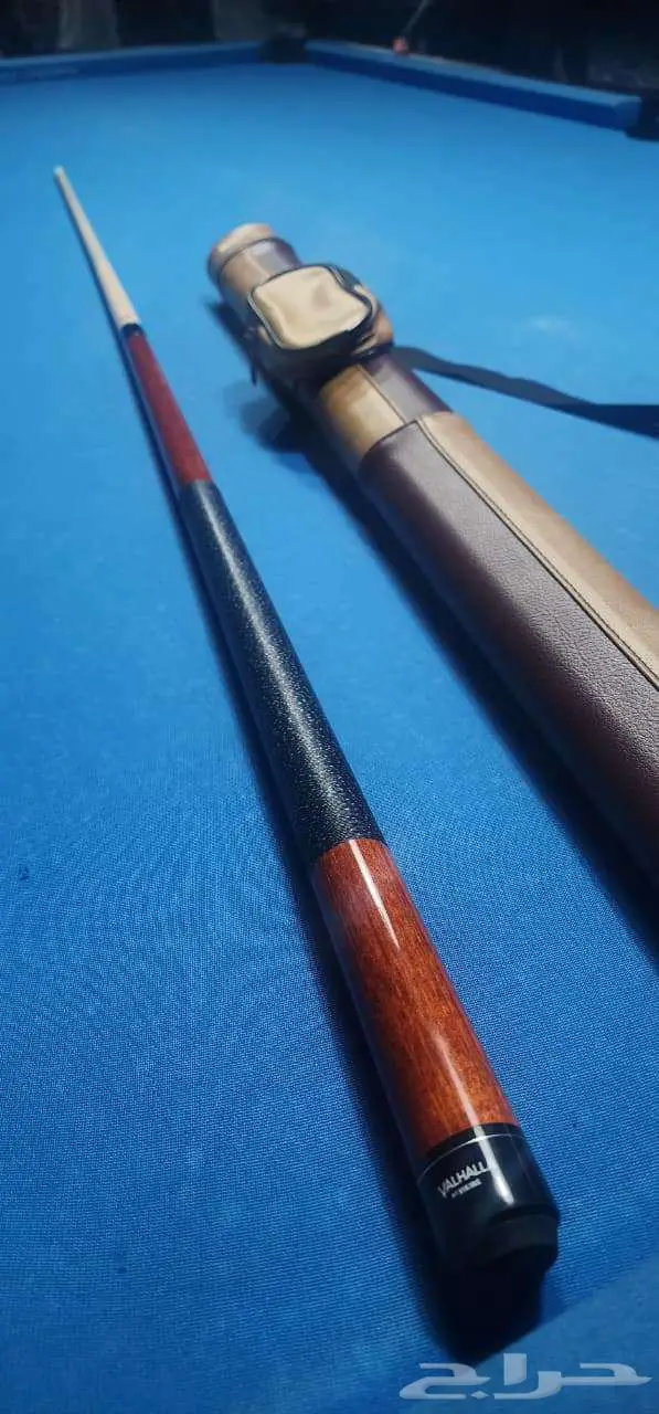عصا بلياردو أحترافية من شركة فايكنج نظيفة جدا مع شنطة 6