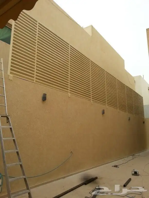 تركيب ساتر حديد شرائح 6