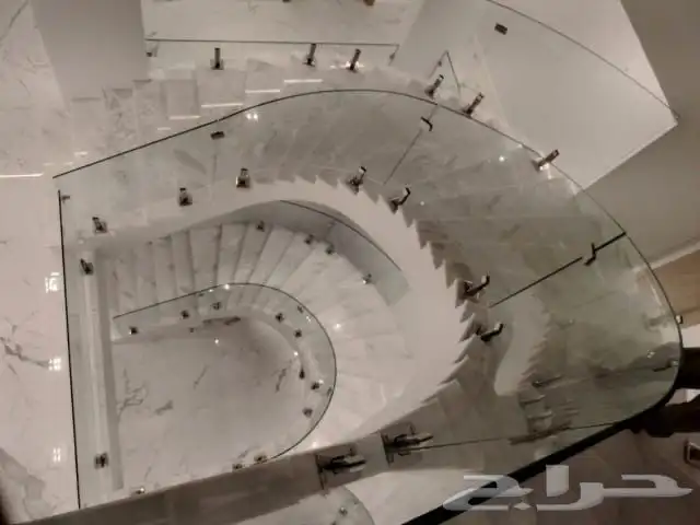 زجاج دربزين واستل استيل وجميع انواع الدربزين درج 3