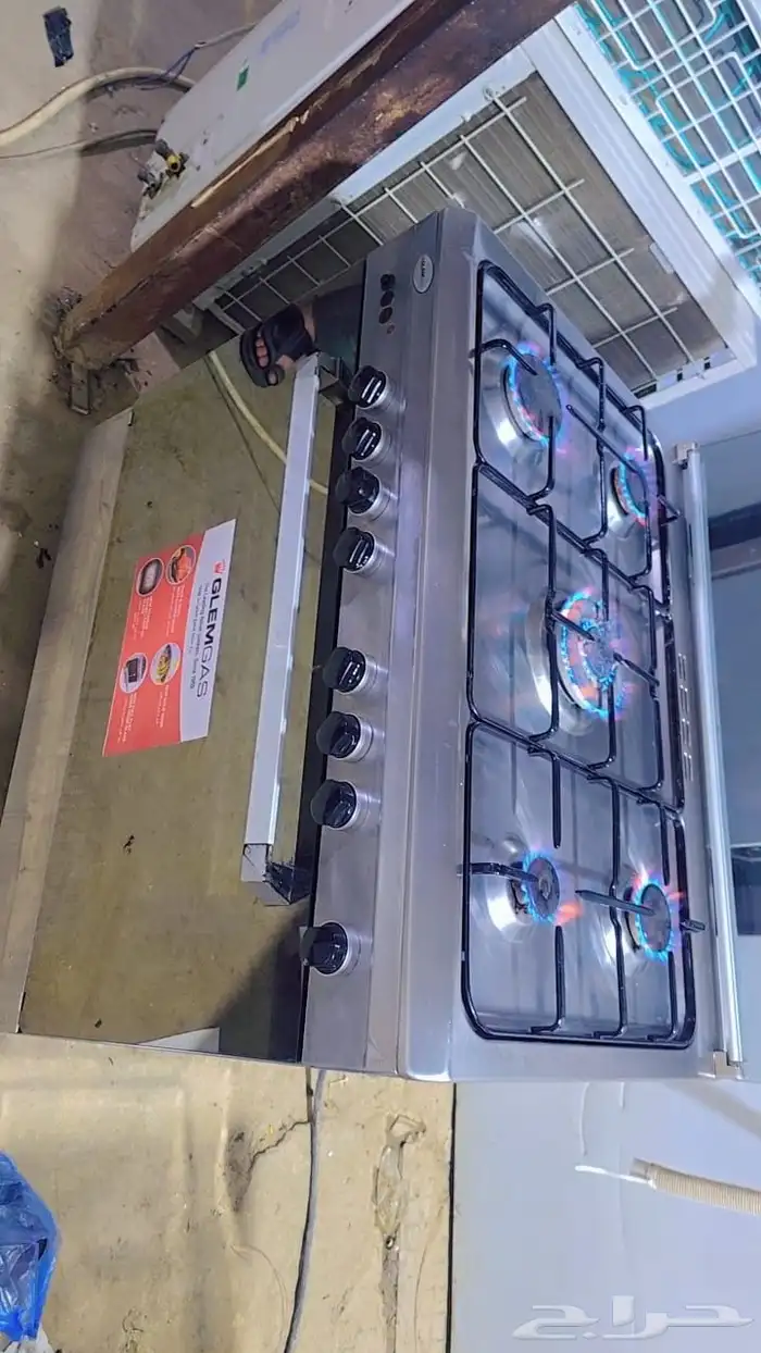 فرن جليم جاز ايطالي الزقزوق درجه اولى نار زرقاء السعرر 800 1