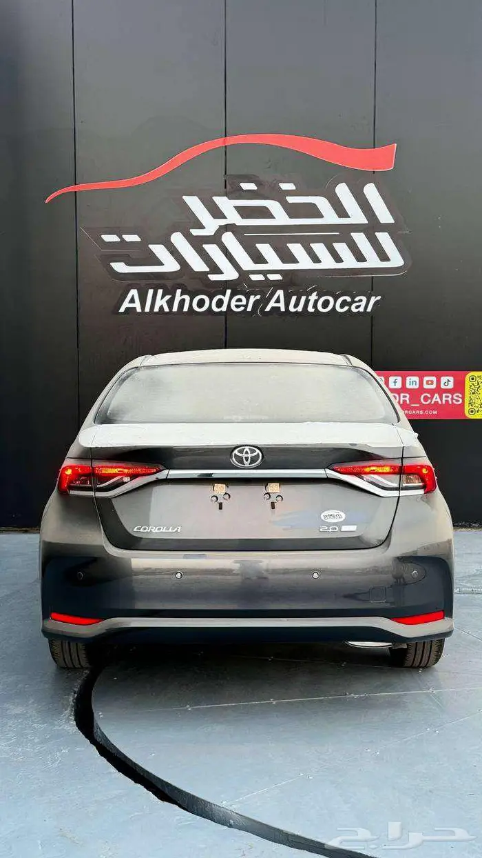 تويوتا كورولا 2025 مكينه 2000 ستاندر-الخضر للسيارات 1