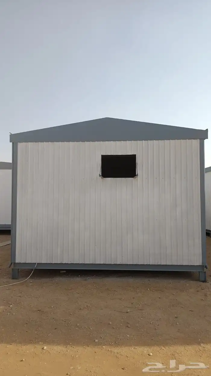 للبيع غرفة بركس متنقلة جاهزة برتبل كارافان سكن عمال 12 3.75 3