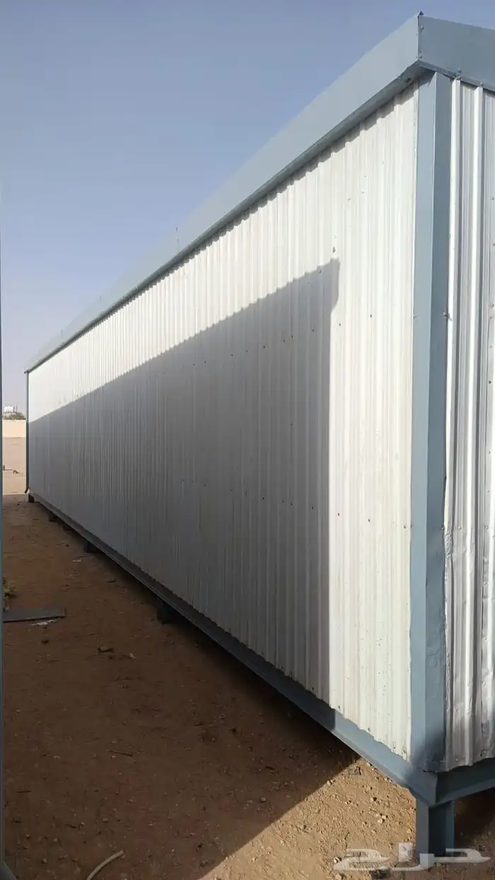 للبيع غرفة بركس متنقلة جاهزة برتبل كارافان سكن عمال 12 3.75 2