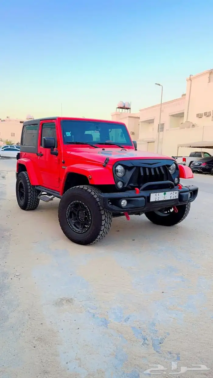 جيب رانجلر 2018 فل مكيف بابين الون احمر 6 سرندل 3