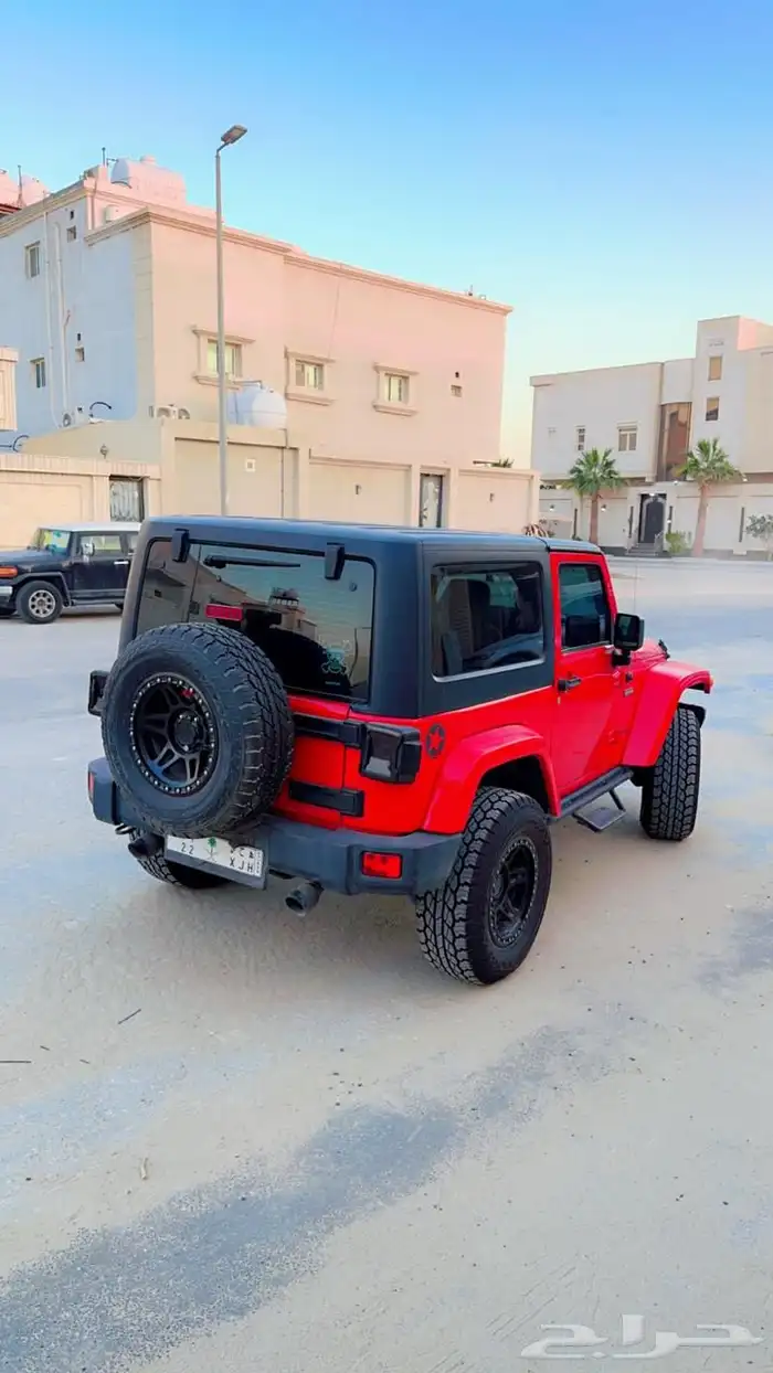 جيب رانجلر 2018 فل مكيف بابين الون احمر 6 سرندل 6