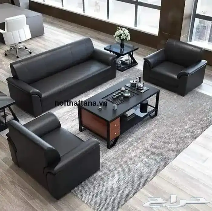 اثاث الم تبي  نب جلد فخم متوفر جديد التصميم سعر الجمل 8