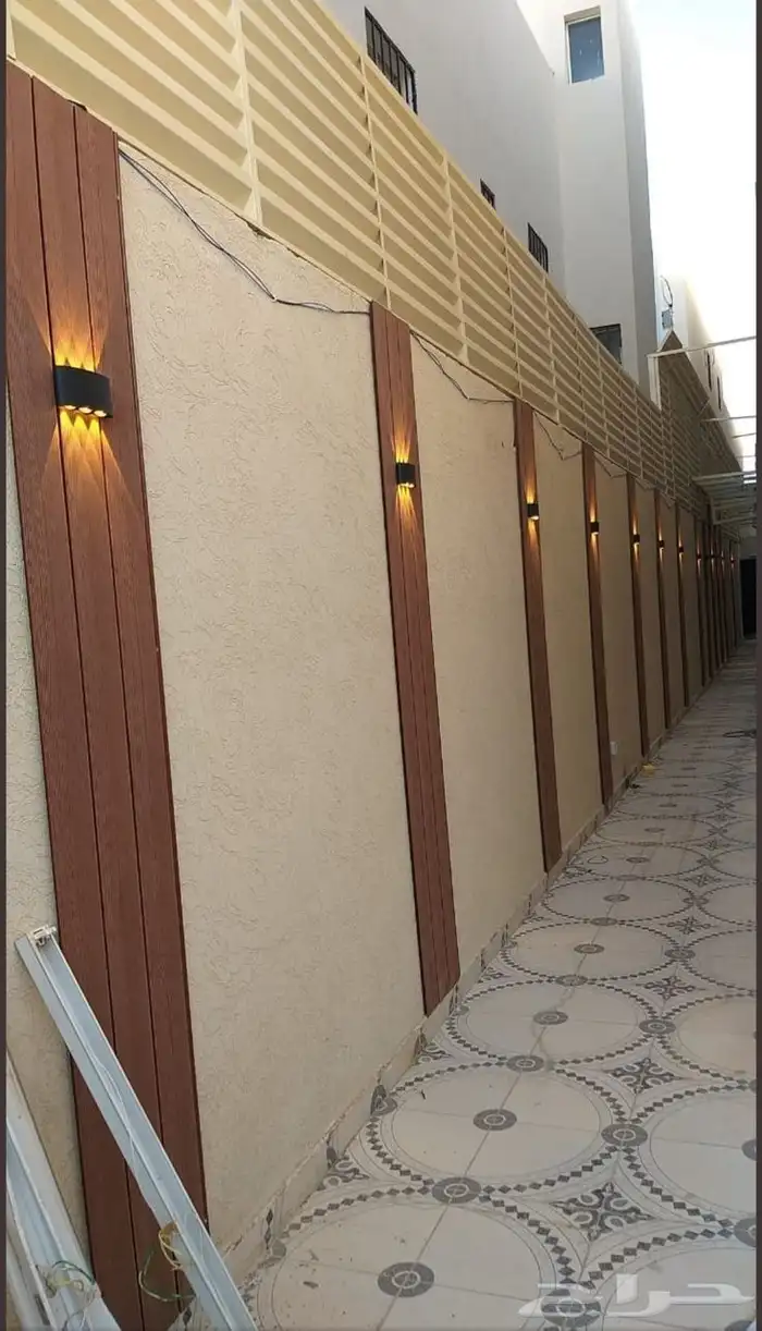 تركيب ساتر حديد شرائح 1