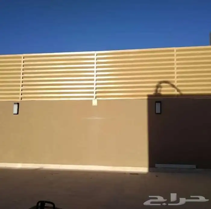 تركيب ساتر حديد شرائح 4