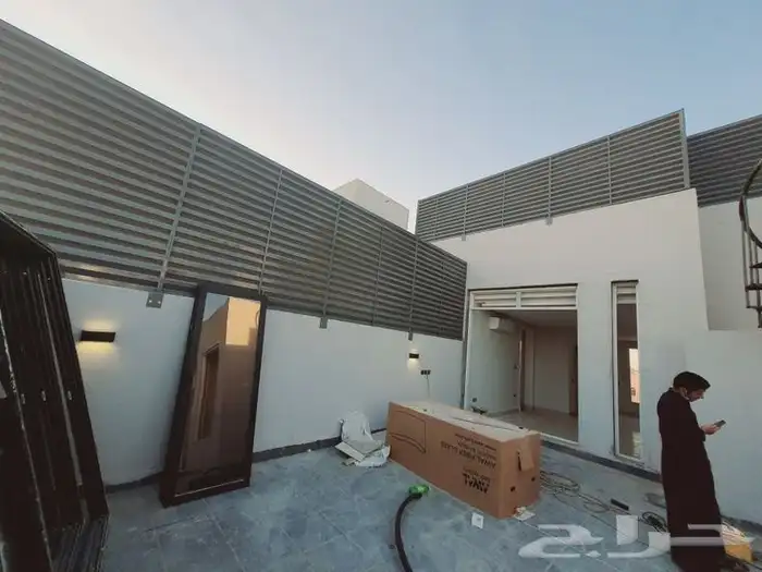 تركيب ساتر حديد شرائح 8