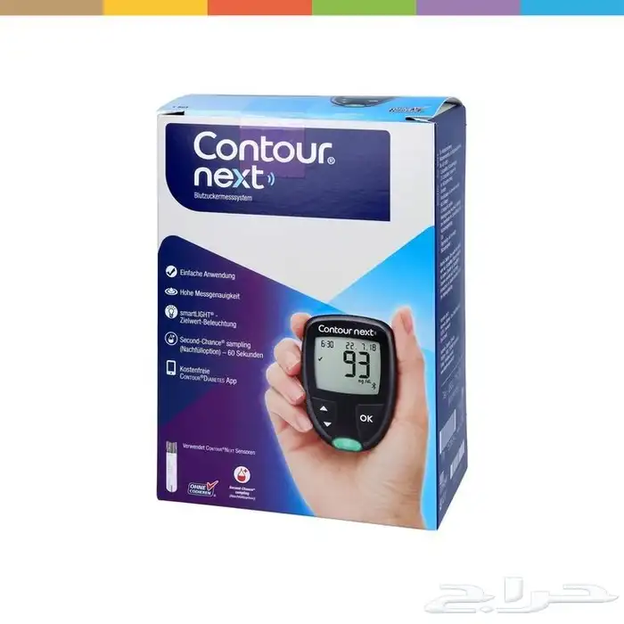جهاز Contour Next لقياس مستوى السكر في الدم 0