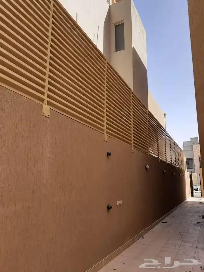 تركيب ساتر حديد شرائح 3