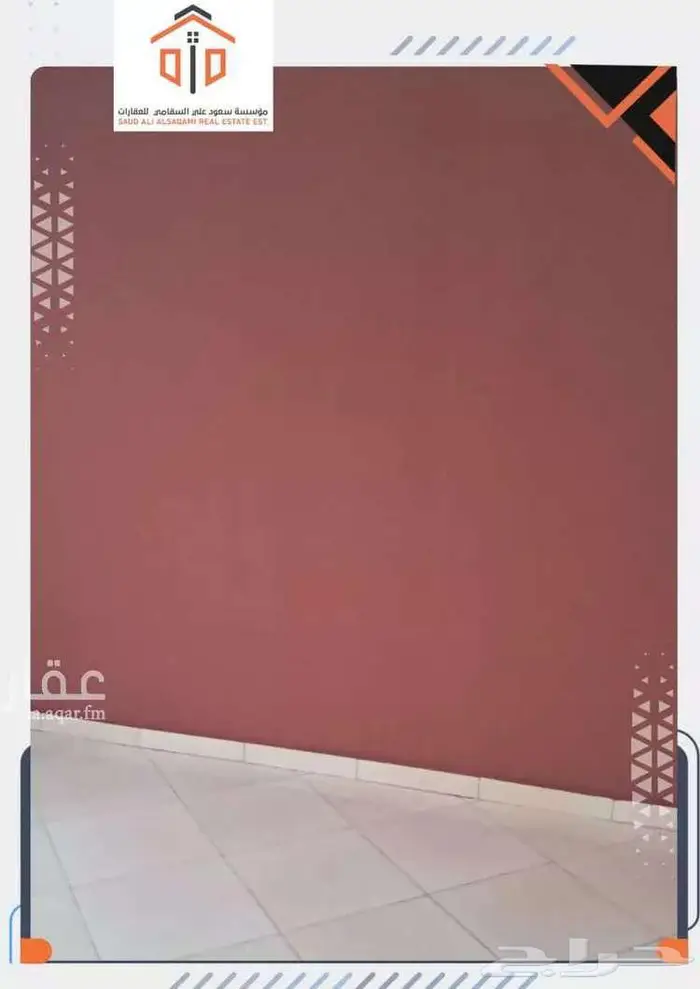 دور علوي ثان للايجار في فله حي الملك فهد 5