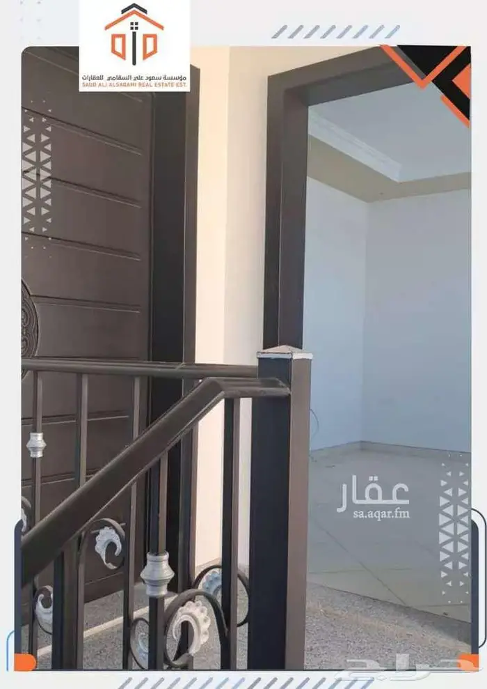 دور علوي ثان للايجار في فله حي الملك فهد 1