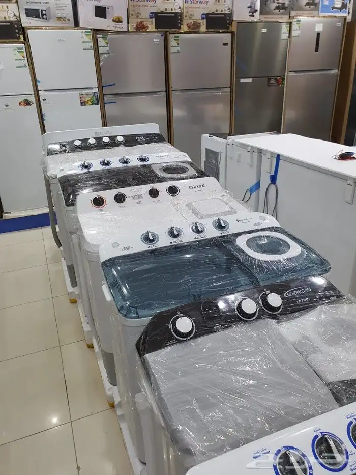 غسالات اتوماتيك غسالات حوضين جديد غسالة ملابس غساله كيلو 0