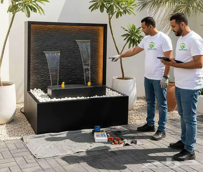 نوافير وشلالات جاهزة فايبر متنقلة بسعر المصنع الظهران 3