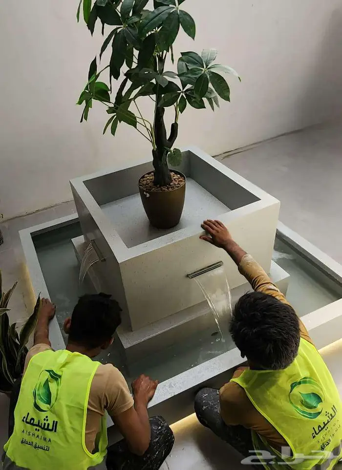 نوافير وشلالات جاهزة فايبر متنقلة بسعر المصنع الظهران 11