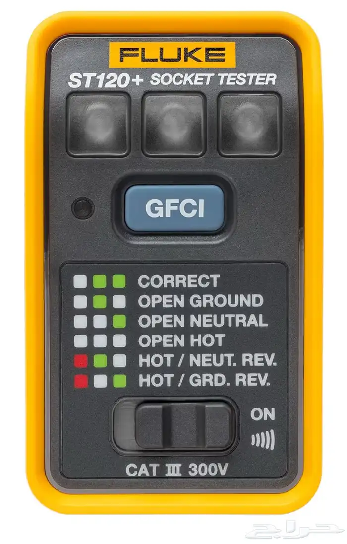 للبيع  جهاز فحص المقابس الكهربائية FLUKE ST240 0