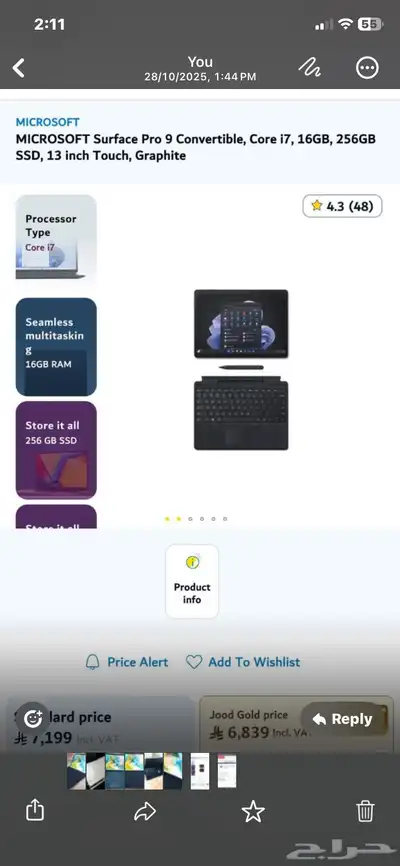 Microsoft surface pro 9 with pen and keyboard index