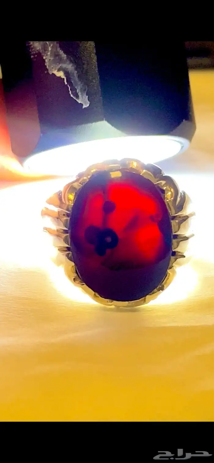 خواتم عقيق زعفراني 6