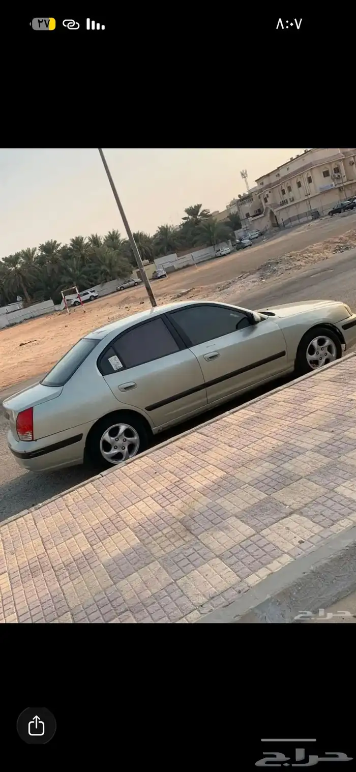 إلنترا 2004 قير عادي ممشى 400 0