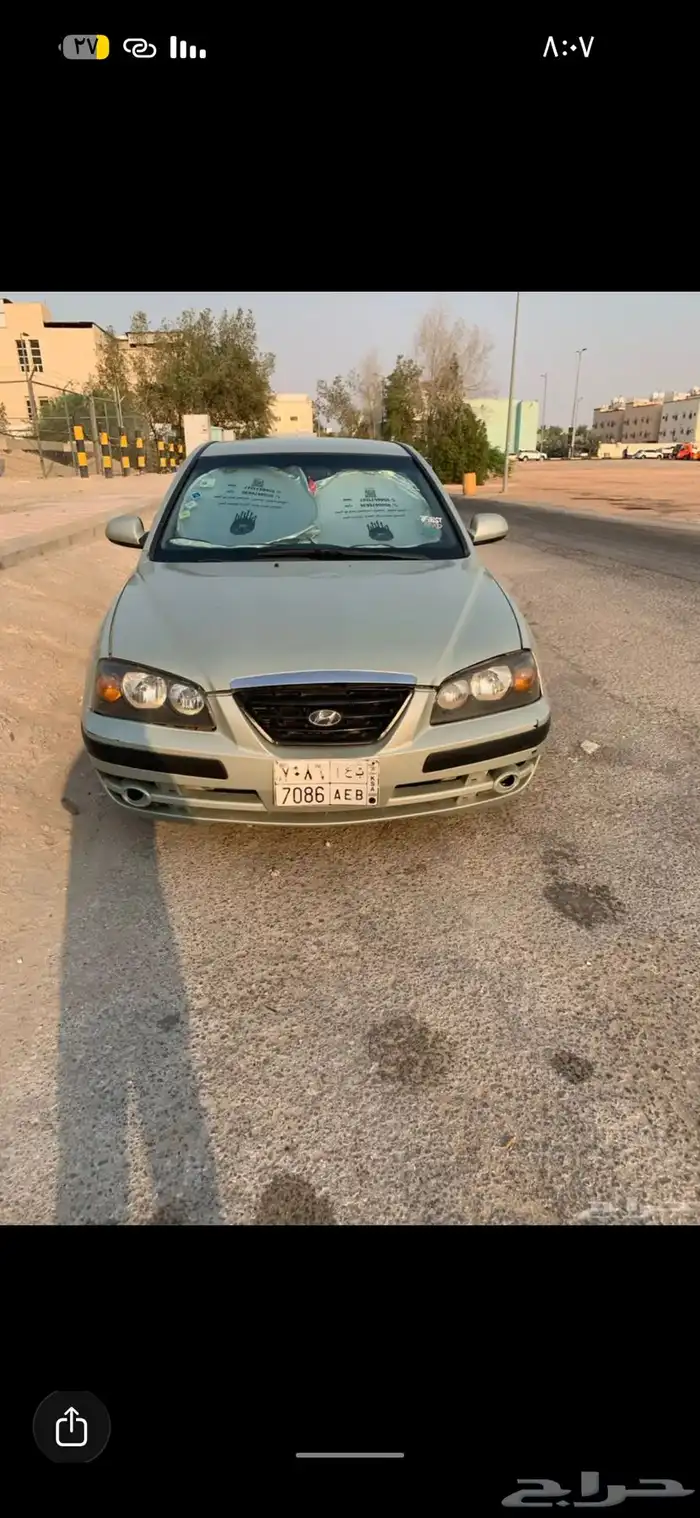 إلنترا 2004 قير عادي ممشى 400 2