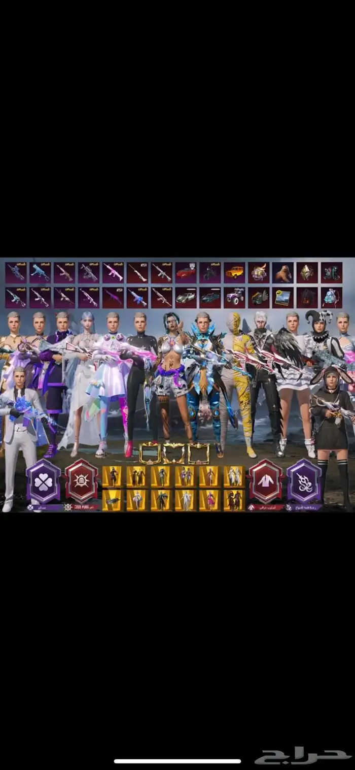 حساب ببجي للبيع التسليم يد بيد ف الباحه 0