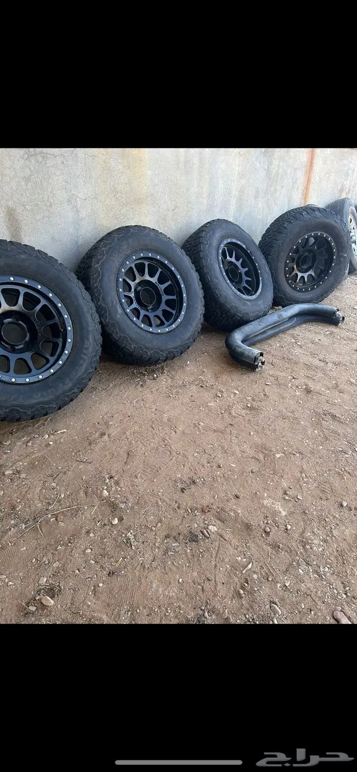 جنوط ميثود مقاس 17 مع كفرات اكثر من نص عمر تاريخ 21 0