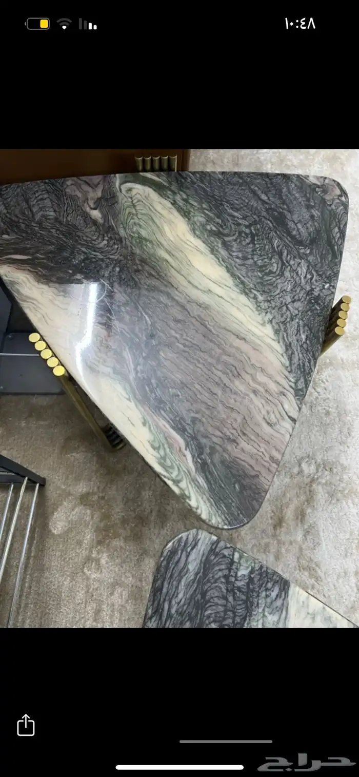 طاولة قهوة مع 2طاولات خدمة 3