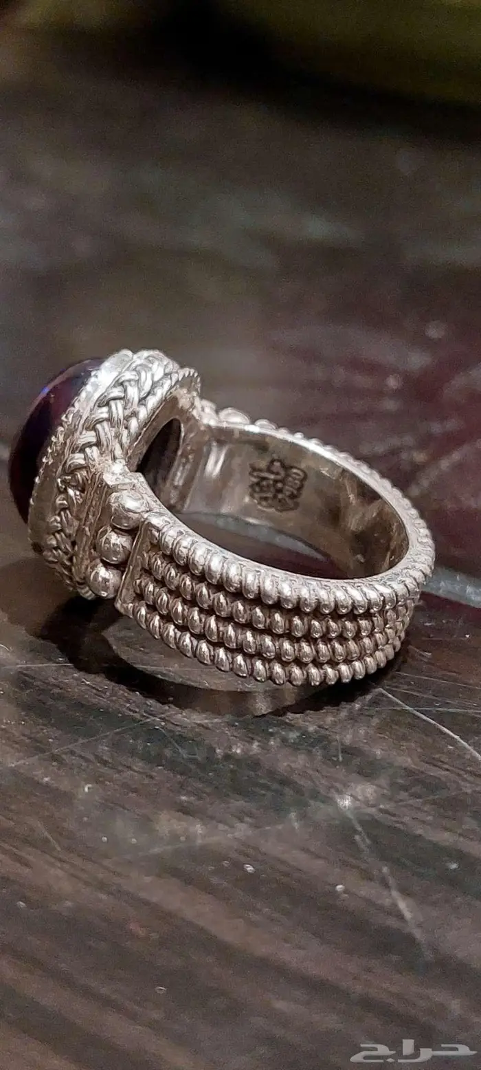 خاتم اوبال اثيوبي اسود مميز 2