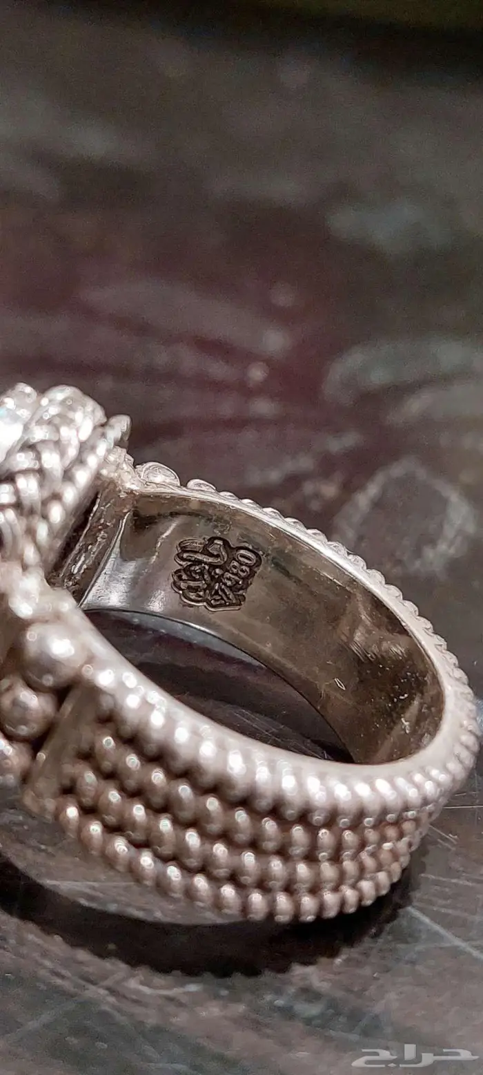 خاتم اوبال اثيوبي اسود مميز 5