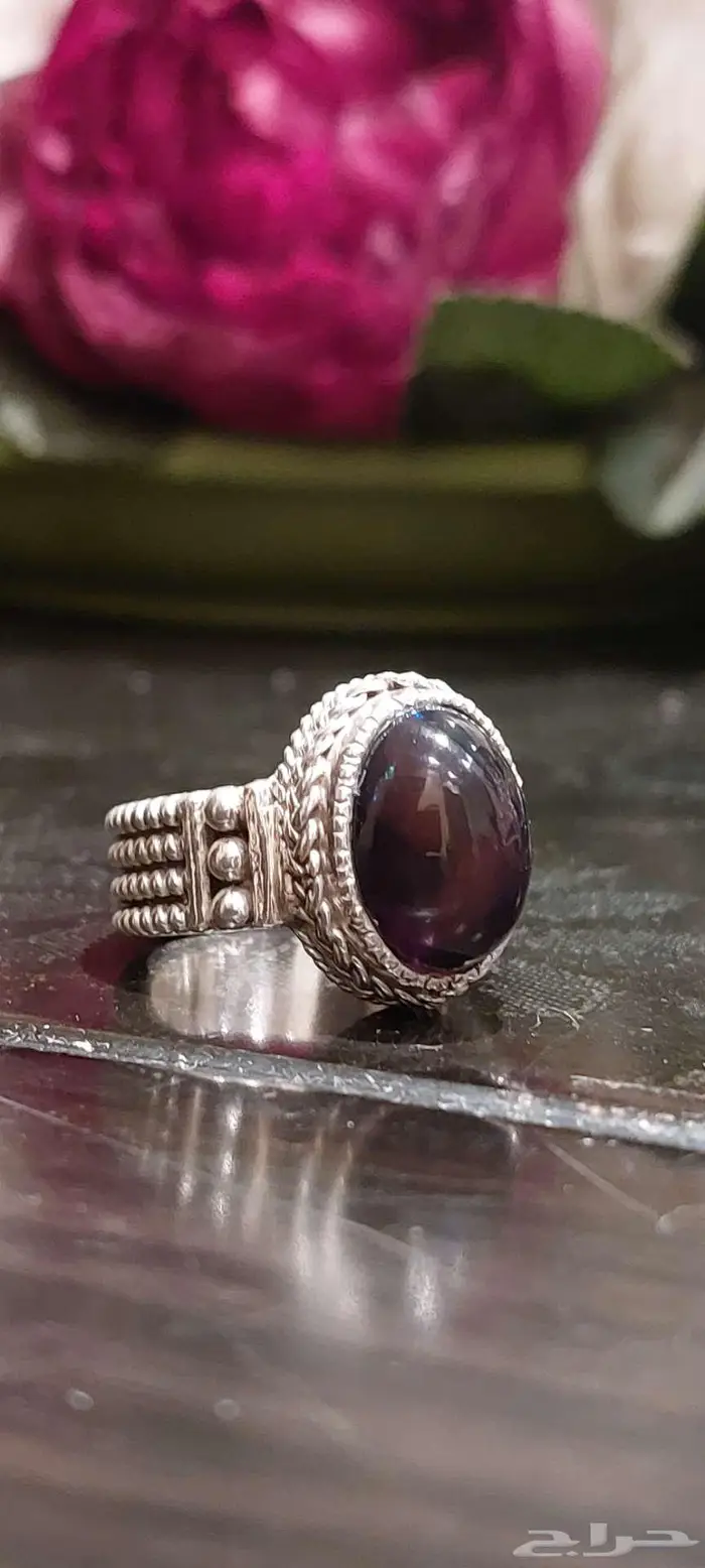 خاتم اوبال اثيوبي اسود مميز 0