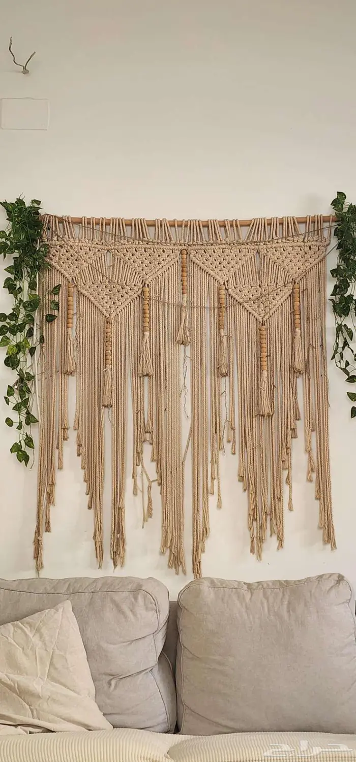 مكرمية كبيرة عرض متر للبيع 0