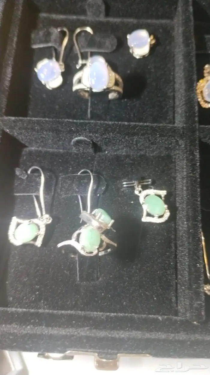 اطقم وخواتم فضه بأحجار مميزه 1