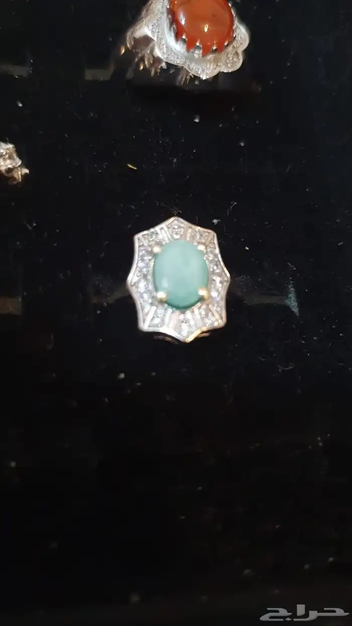 اطقم وخواتم فضه بأحجار مميزه 14