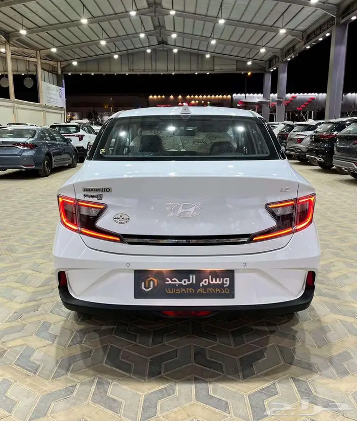 هيونداي i10 فليت 1.2 موديل 2026 لون ابيض المجدوعي ( لوحات ) 3
