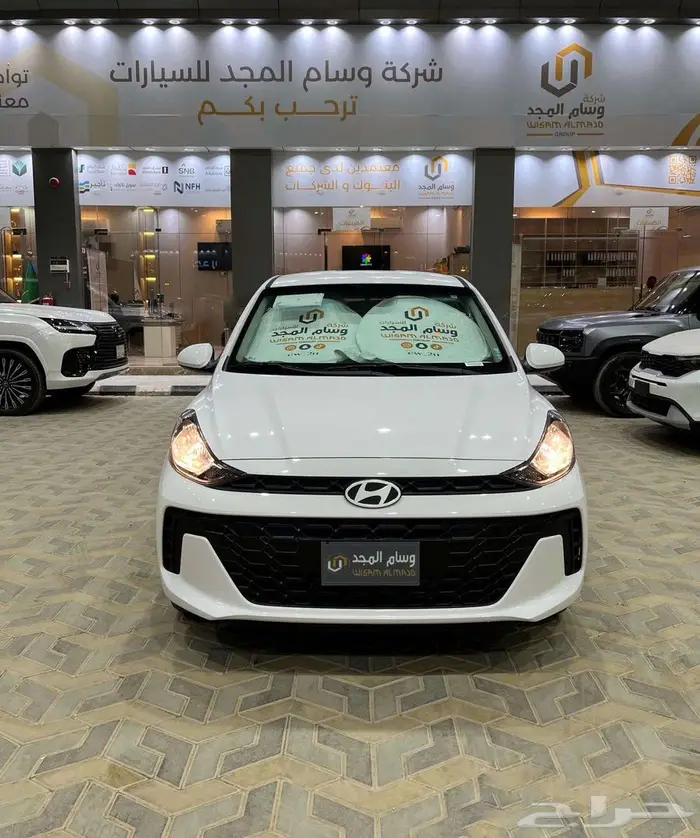 هيونداي i10 فليت 1.2 موديل 2026 لون ابيض المجدوعي ( لوحات ) 2