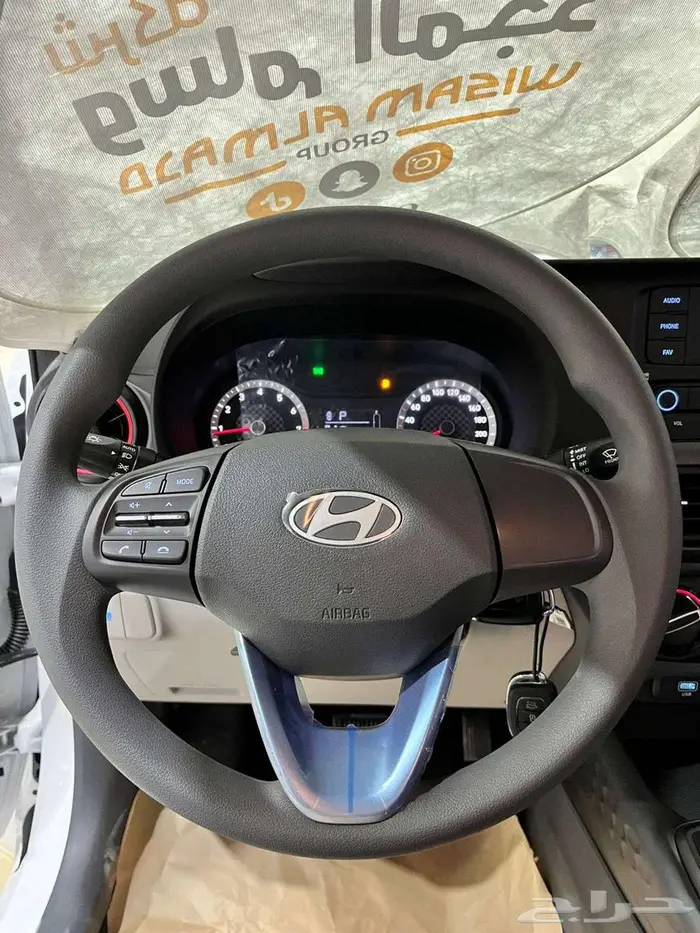 هيونداي i10 فليت 1.2 موديل 2026 لون ابيض المجدوعي ( لوحات ) 11