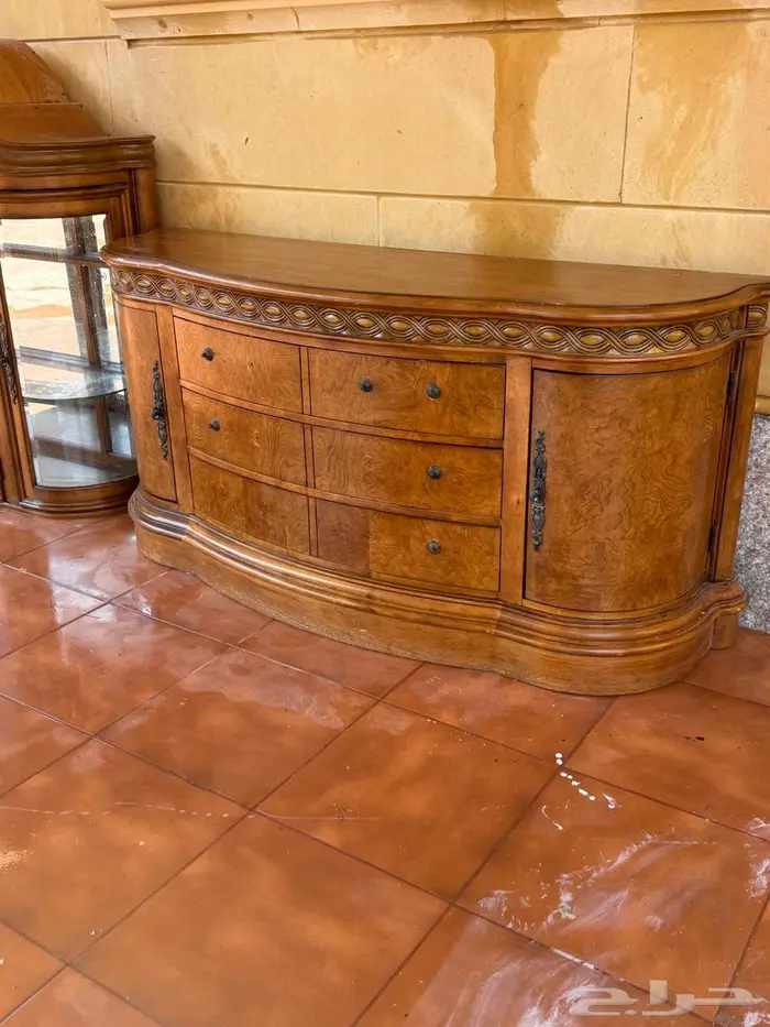 دولاب بوفيه خشب اصلي 2