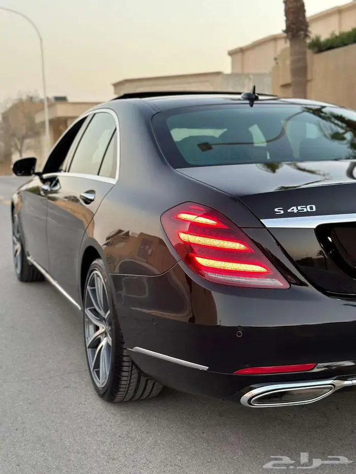 مرسيدس S450 أسود 2020 بدي وكالة عداد 84 ألف بحالة الوكالة. 8