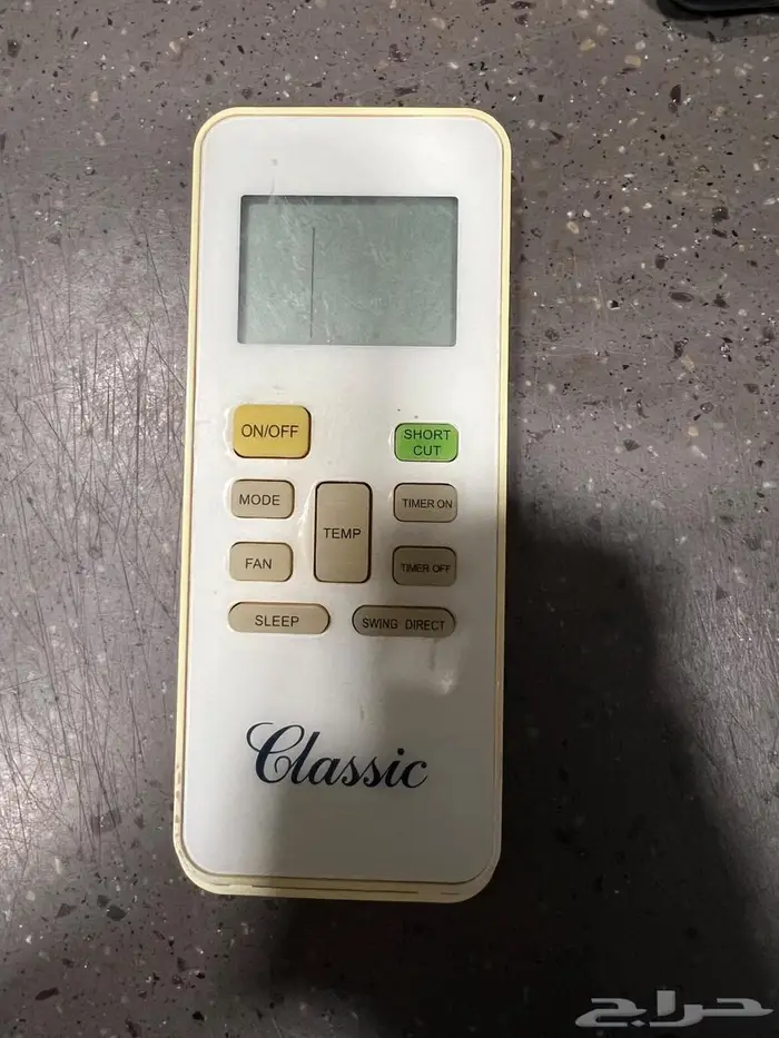 ريموت مكيف ال جي والثاني كلاسيك شغالين ميه بالميه 1
