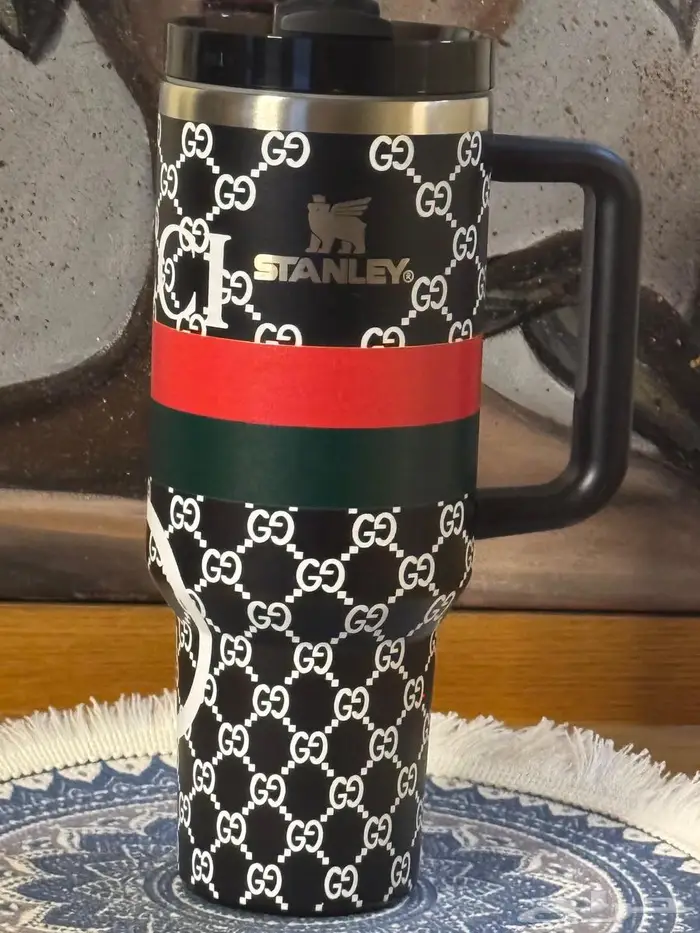 كوب ستانلي ابيض   اسود 1