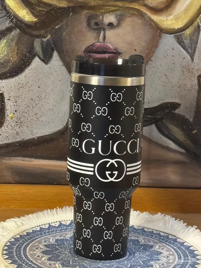 كوب ستانلي ابيض   اسود 5