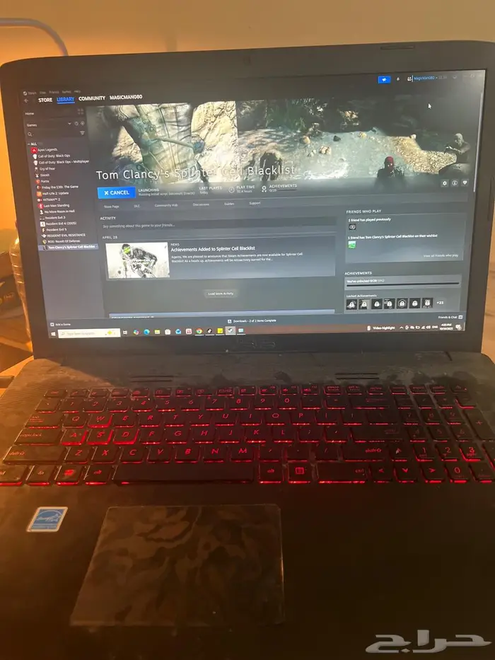 لابتوب قيمنق اسوس 1