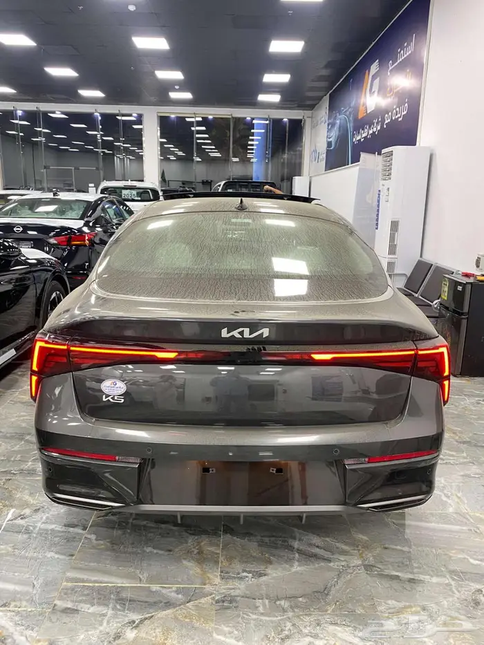 كيا K5 نص فل GLS بانوراما 2026 رمادي 10