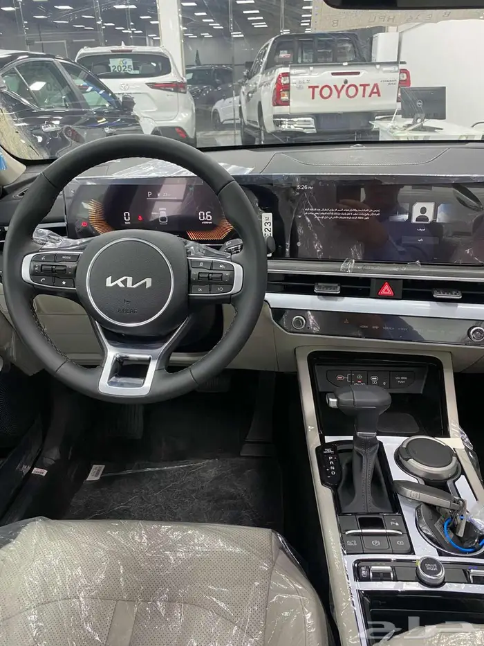 كيا K5 نص فل GLS بانوراما 2026 رمادي 6