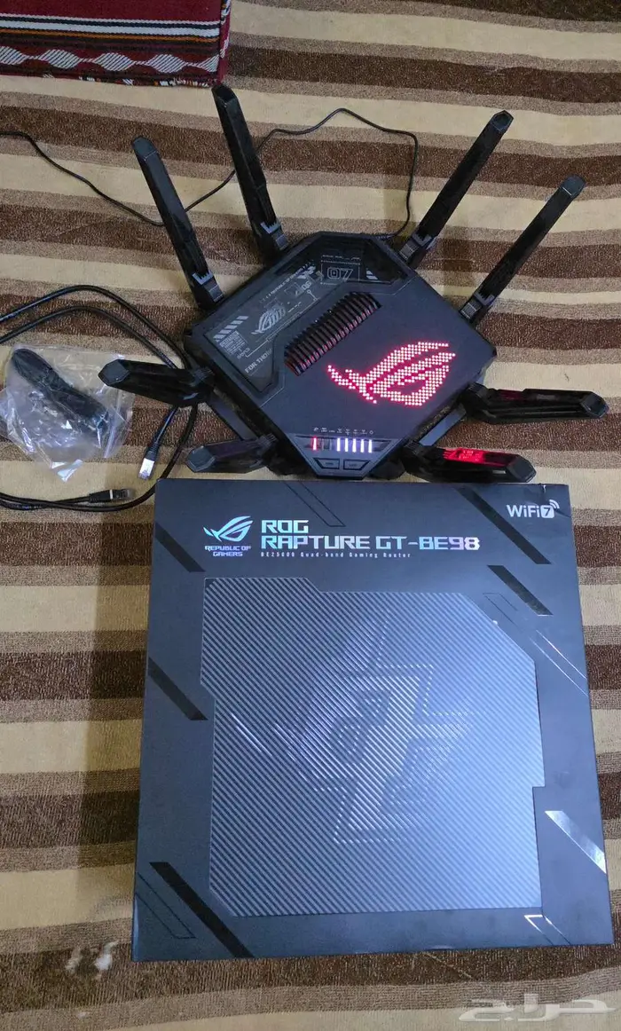 للبيع راوتر قوي واي فاي 7 ASUS ROG Rapture GT-BE98 3