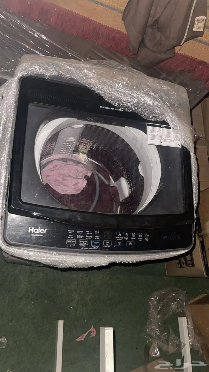 غسالة هاير 10 كجم اوتوماتكية للبيع تحت الضمان 0