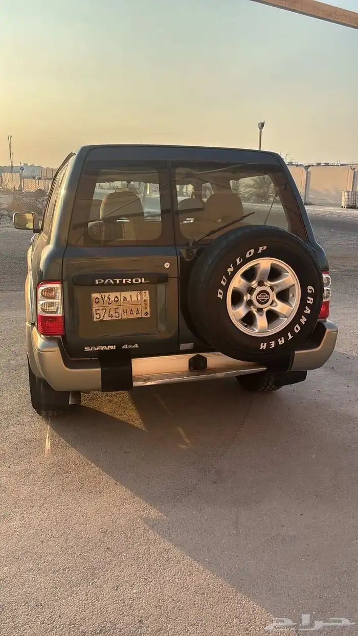 نيسان باترول ربع موديل 1999 قزاز كهربائي قير عادي ممشاه 4552 3