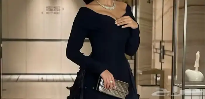 للبيع فستان سهرة أزرق أنيق بجودة عالية 2